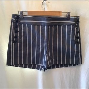 Ann Taylor Loft blue & white shorts, NWT, Sz. 10